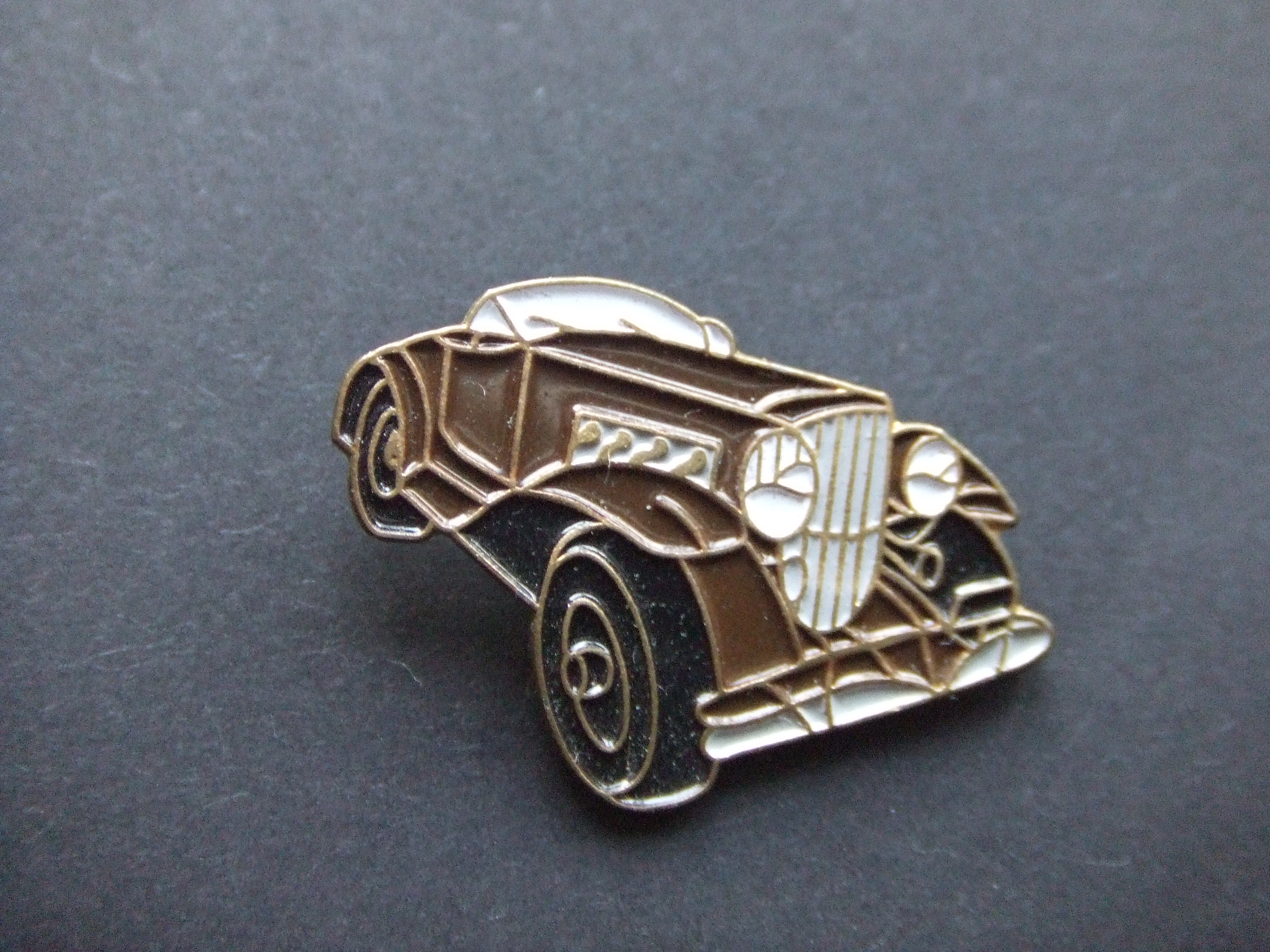 Duesenberg SJ , bouwjaar. 1927 Amerikaans luxe-automerk bruin model